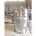 Rotary vibrating screen sieve for food industry